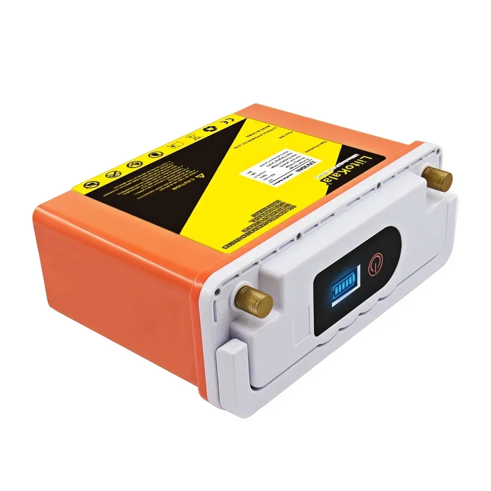 LiitoKala 충전식 리튬 다리미 인산염 배터리, 어린이 스쿠터 보트 모터용, LiFePo4 배터리, 12.8V, 30Ah, 12V, 2 개