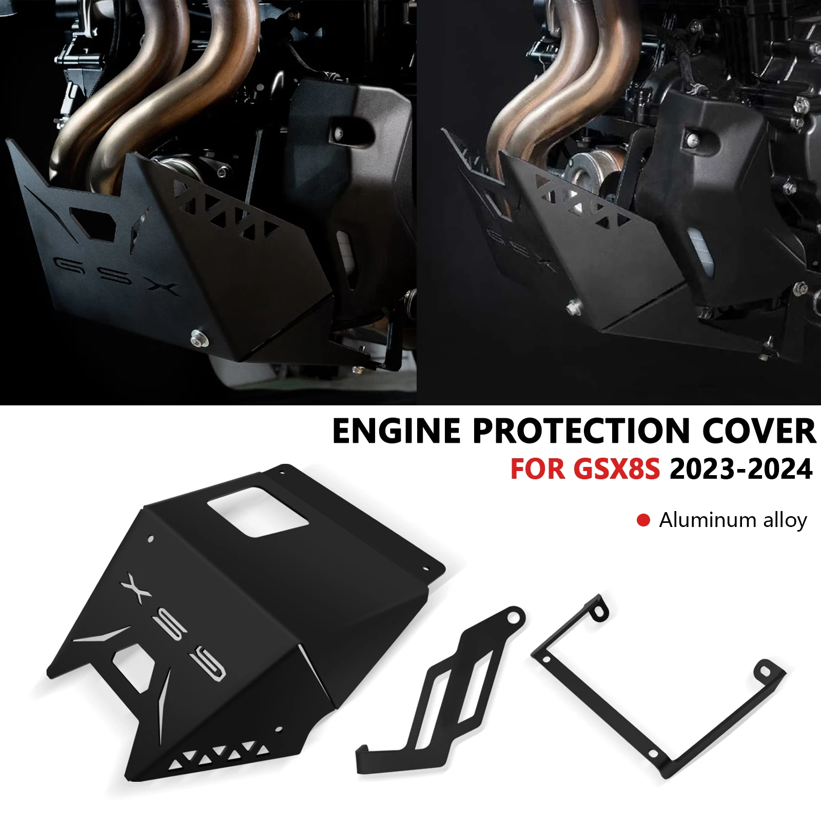 

Аксессуары для мотоциклов, защитная пластина шасси, защитная защита шасси двигателя GSX-8S 2024 GSX8S 2023 GSX 8S