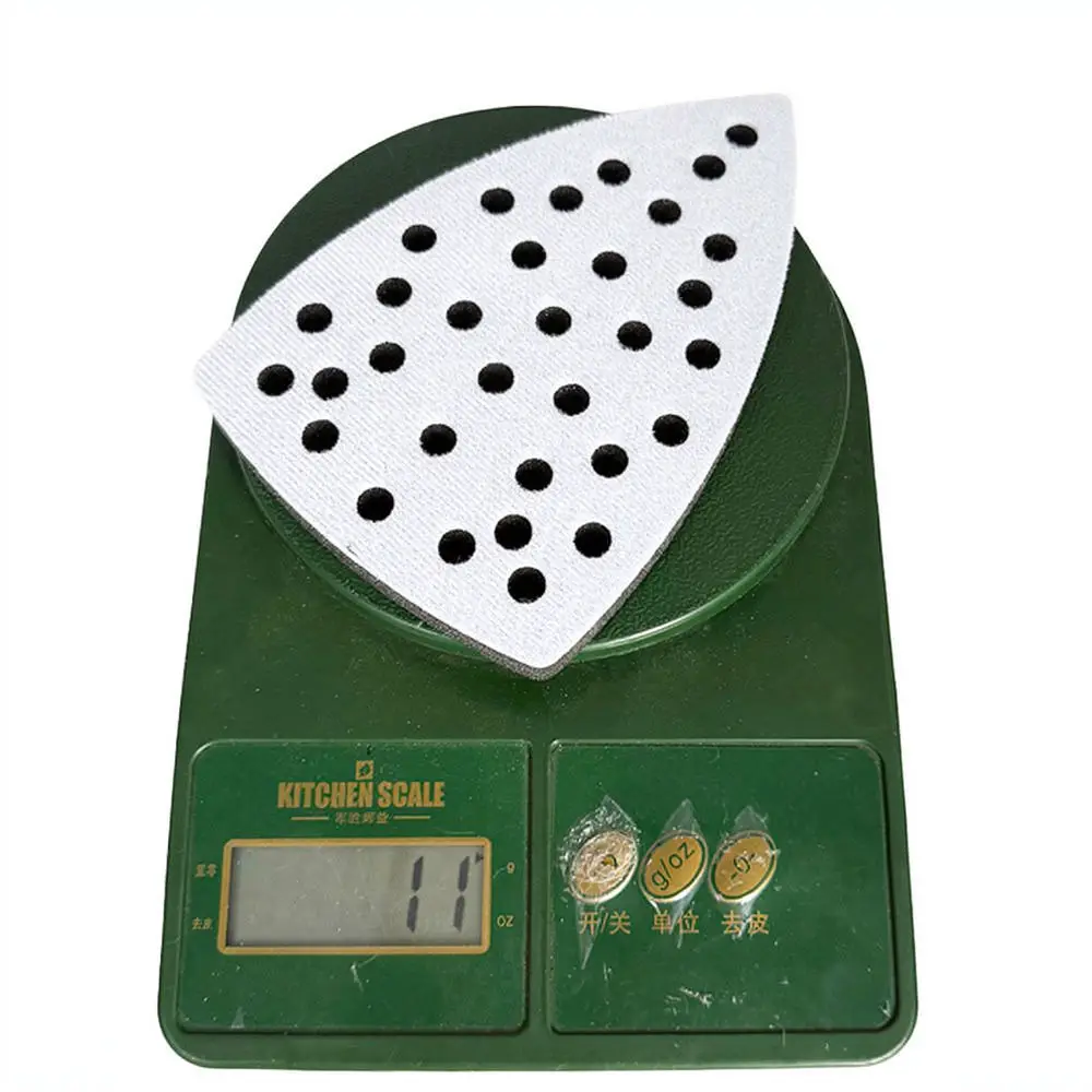 For Woersheng 98x148mm Triangle Sponge Interface Pad 32 Hole Soft Foam Buffer Protection For Woodworking Sanding Machine