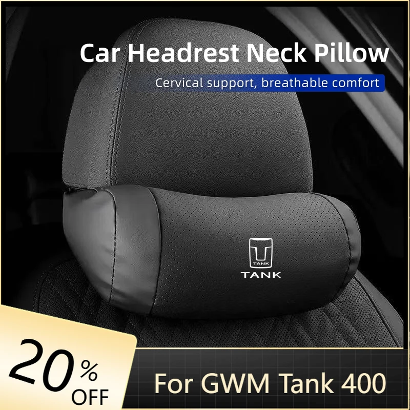 

Для Great Wall GWM Tank 300 City 300 Border 400 500 PHEV 700 800 автомобильное сиденье, поддержка головы, кожаная подушка для шеи, аксессуары для интерьера