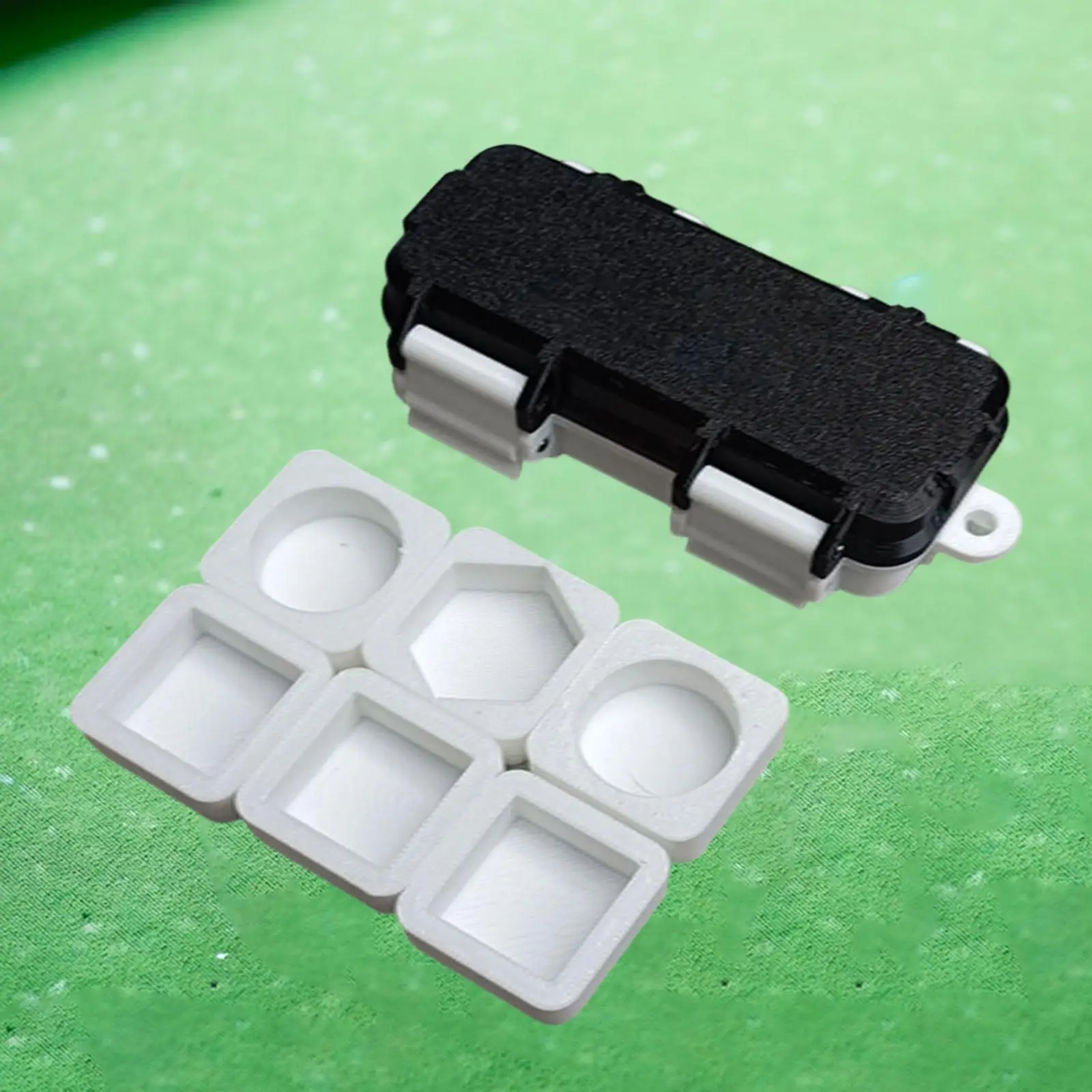 

Pool Chalk Holder Compact Portable Multi Slots Container Billiard Chalk Holder Case Organizer for Competition Practice Leisure