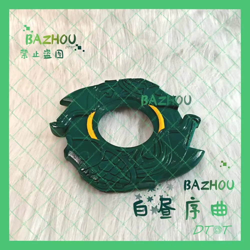 Supernatural Action Team Double Fish Jade Pendant Cosplay Hand Prop Game for Comic Con Carnival Shooting