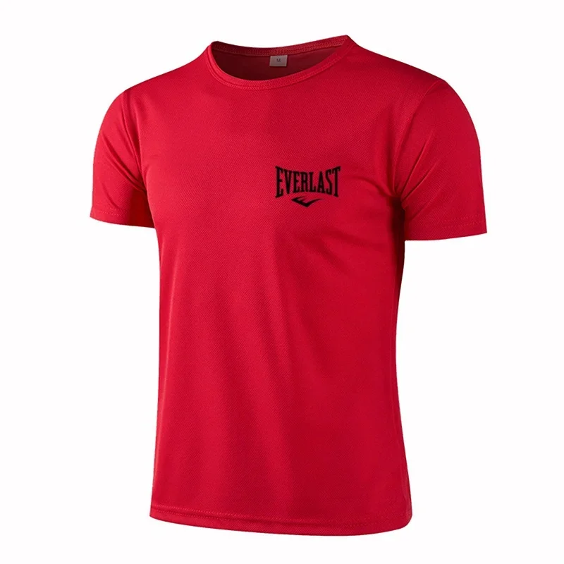 Multicolor Quick Dry Short Sleeve Sport T Shirt Gym Jerseys Fitness Shirt Trainer Running T-Shirt Men's Breathable Sportswear