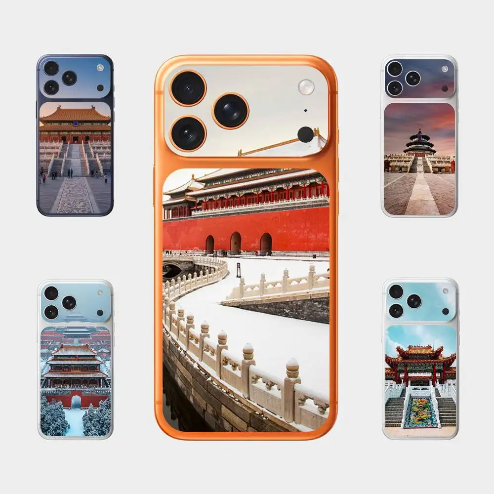 Forbidden City China For Iphone 17 Pro Max Back Protective Decorative Sticker Back Cover