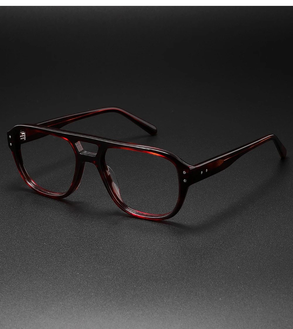 Mode Acetat Brille Rahmen für Männer Rezept Presbyopie Myopie Brillen Rahmen Frauen Luxus Marke Design Brillen – Detail 11