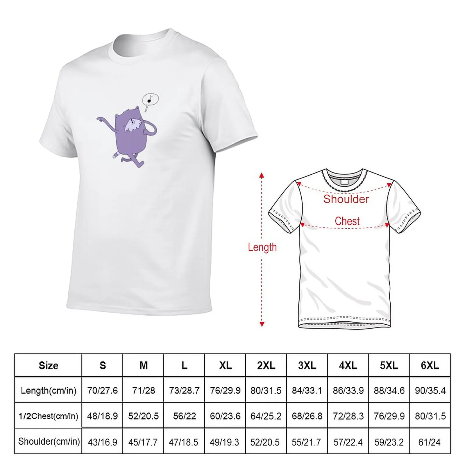 New Miu, the happy whistle cat T-Shirt cute clothes t shirt man mens graphic t-shirts big and tall