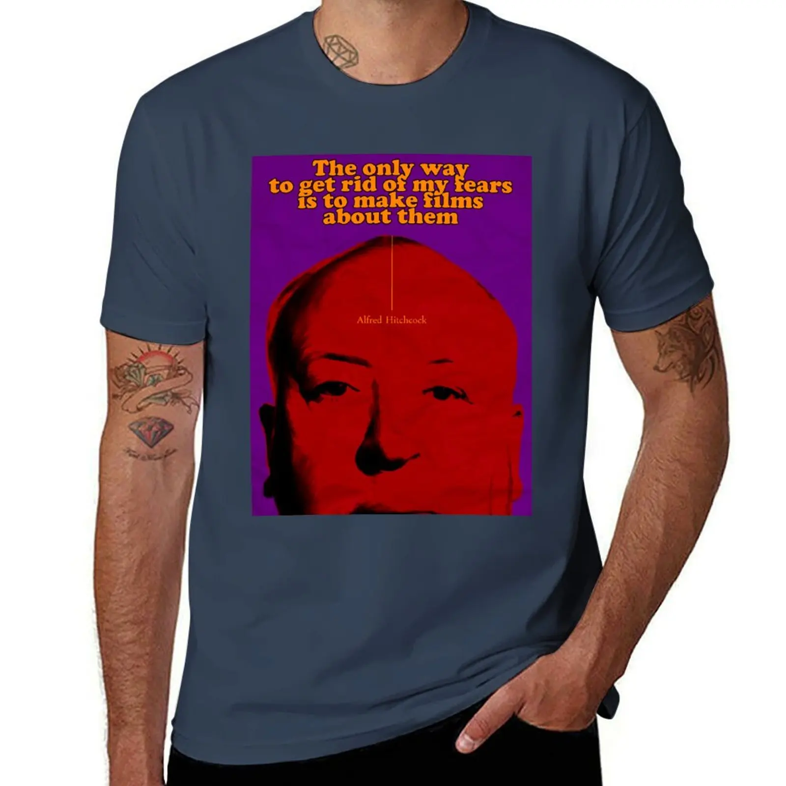 

Alfred Hitchcock Quote 2 T-Shirt man graphic t shirt t shirts for man graphic funny man tshirt T-Shirt