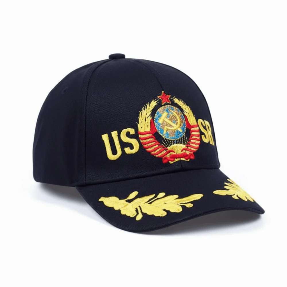 Russian National Emblem CCCP USSR Embroidered Baseball Cap Cotton Adjustable Baseball Hats Snapback Caps For Man Women Unisex