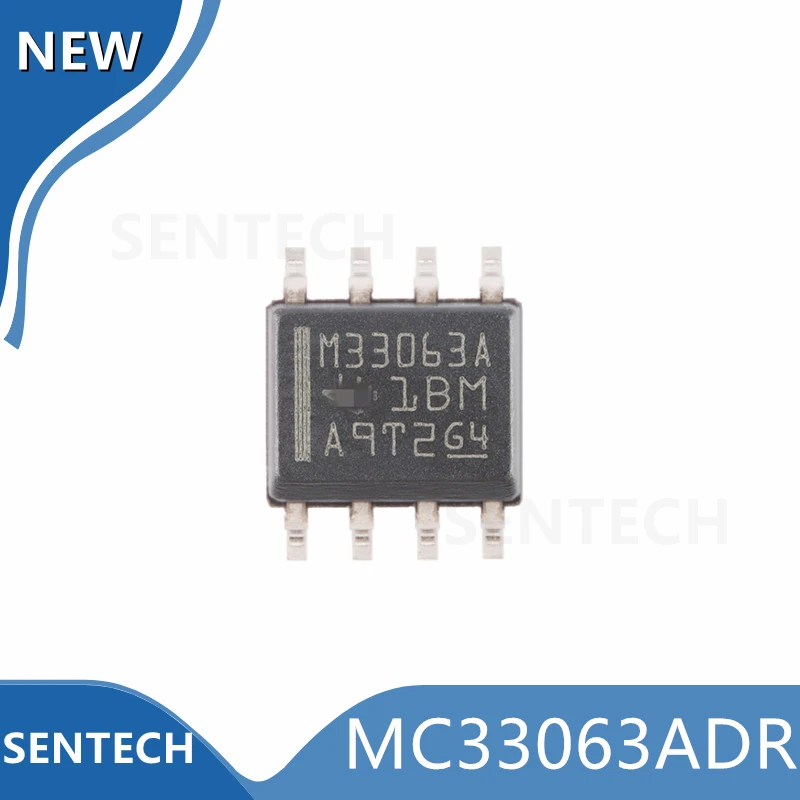 10Pcs/Lot New Original MC33063ADR Power Chip M33063A Adjustable Switching Regulator Patch SOP-8 Chip In Stock