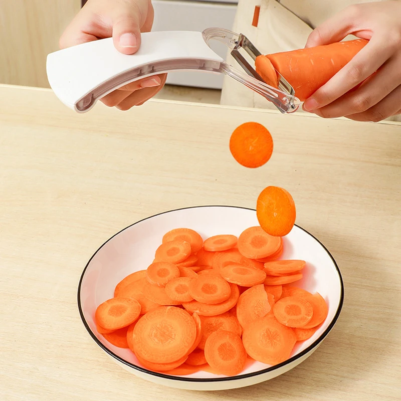 قطعة واحدة من ماكينة تقطيع الخضار المصنوعة من الفولاذ المقاوم للصدأ - مبشرة متعددة الوظائف للسلطة والملفوف والملفوف الأرجواني