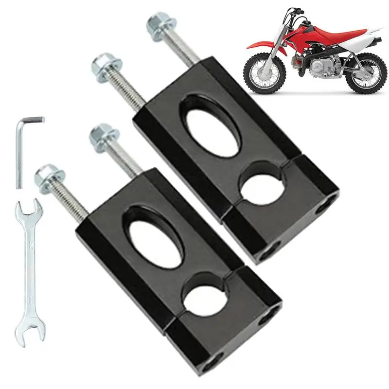 Handlebar Risers 22mm Height Motorcycle Mount Clamp High Strength Aluminum Alloy Handlebar Risers For Urban Commuting