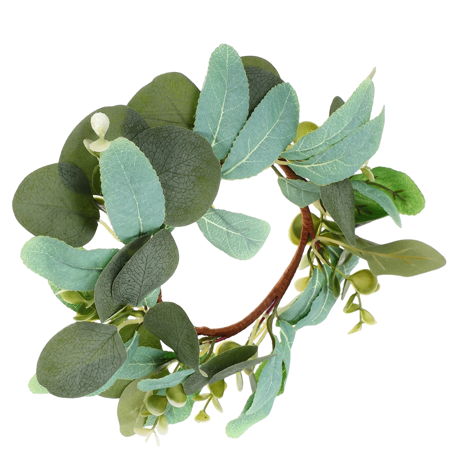 

Wreath Rings for Pillars Wreaths Table Spring Candleholders Garland Artificial Flower Green