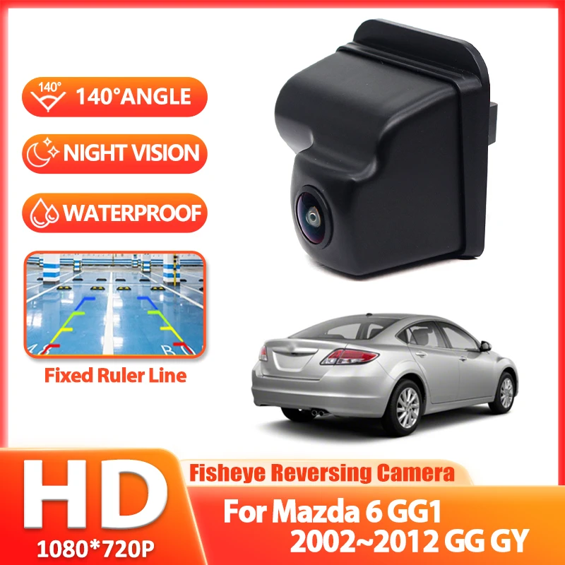 170° HD 1080P Car Rear View Camera For Mazda 6 GG1 2002~2005 2006 2007 2010 2011 2012 GG GY Night Vision Reverse Reversing