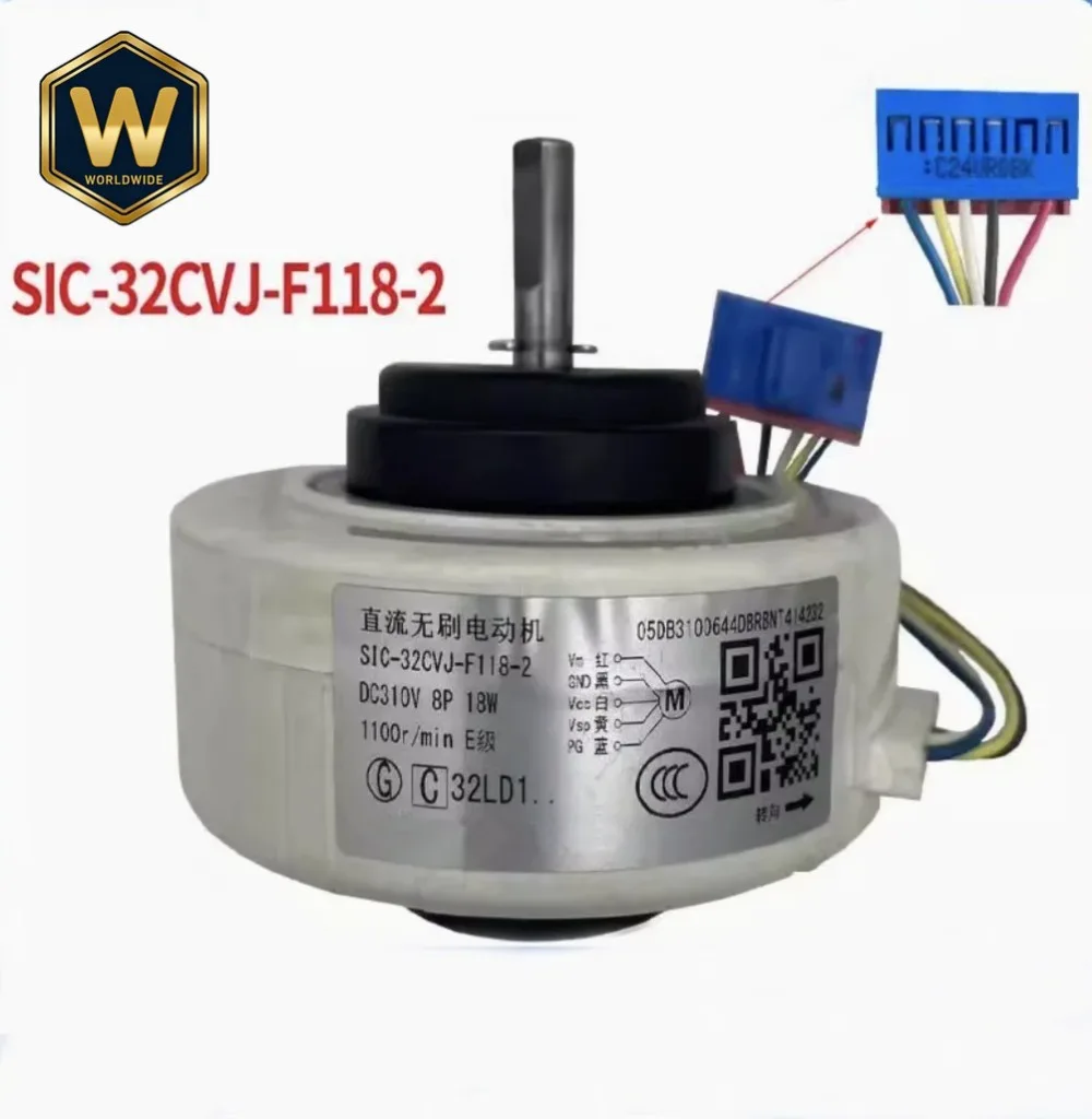 

Запчасти для кондиционеров Samsung: двигатель вентилятора постоянного тока для вертикального кондиционера SIC-32CVJ-F118-2, DC310V, 18W, 1100 об/мин, DB31-00644D