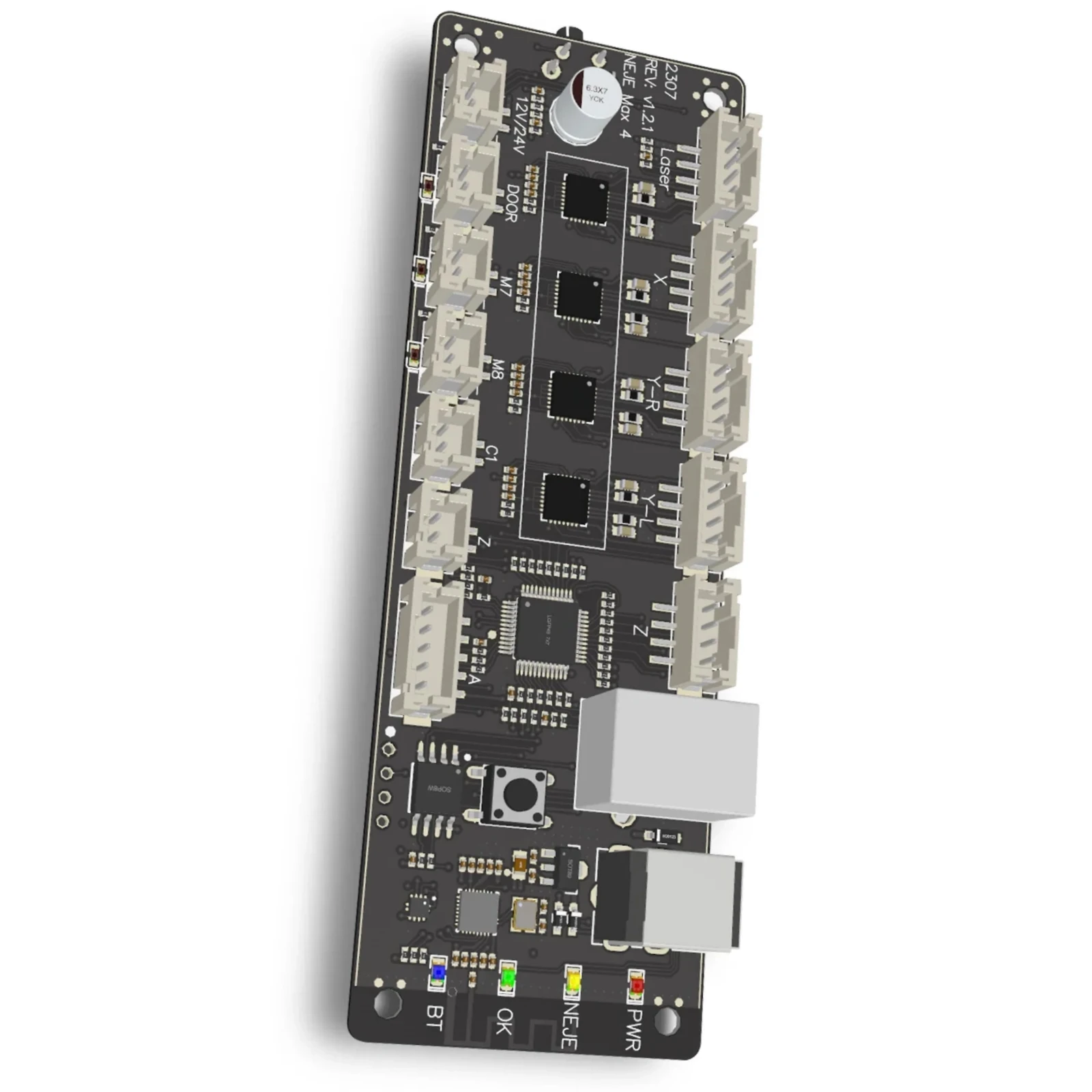 NEJE MAX 4 Replace Mainboard For NEJE MAX 4/3 CNC Laser Engraver Cutters, NEJE SOFTWARE+APP+LASERGRBL+LIGHTBURN