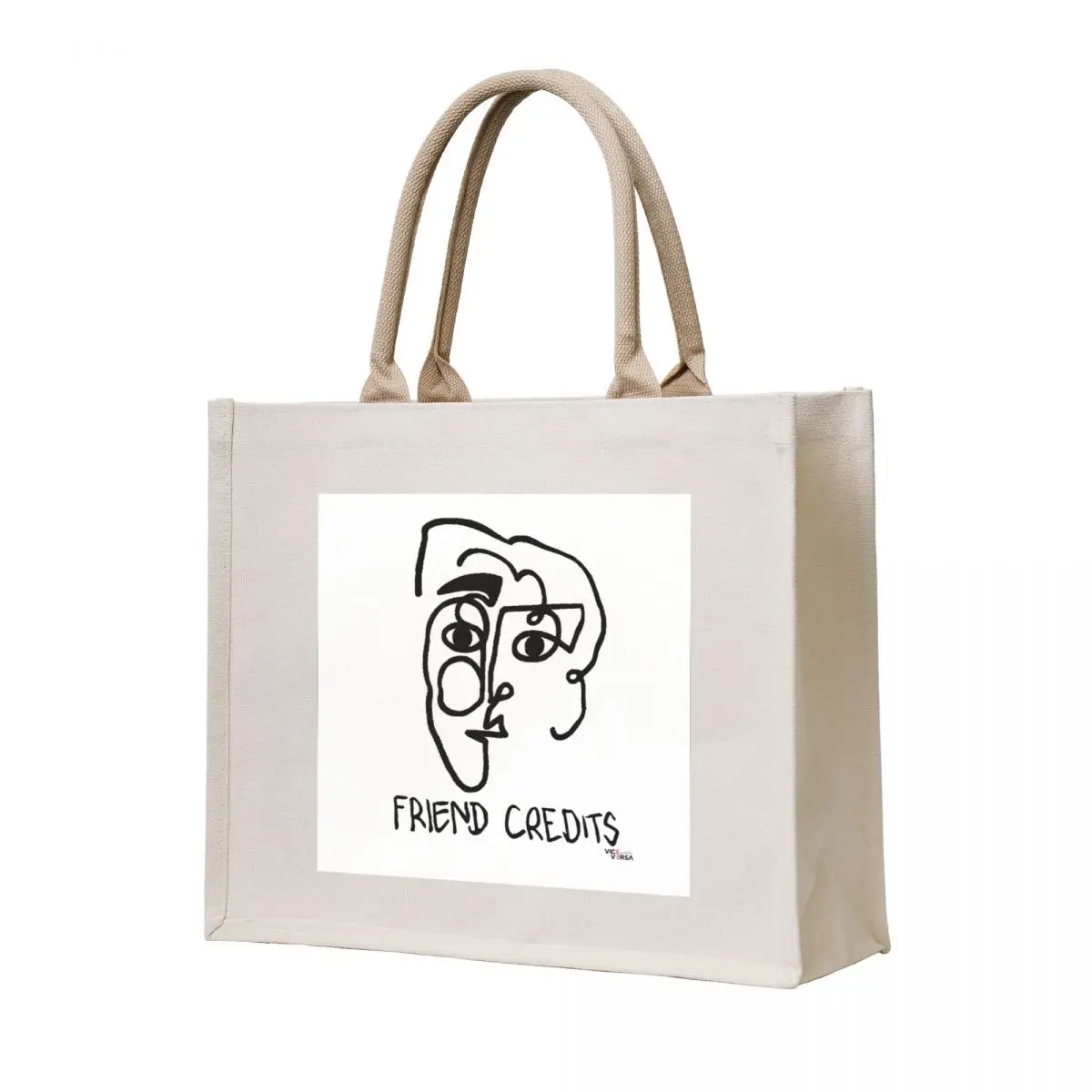 

Friend Credits Tote Bag canvas bags Canvas stote bag custom bags Custom bag