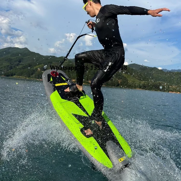 

PUSH WAVE Factory Best Price Customized Surfing Jet Surfboard With Waterproof Battery Electric Hydrofoil Powered Surfboard