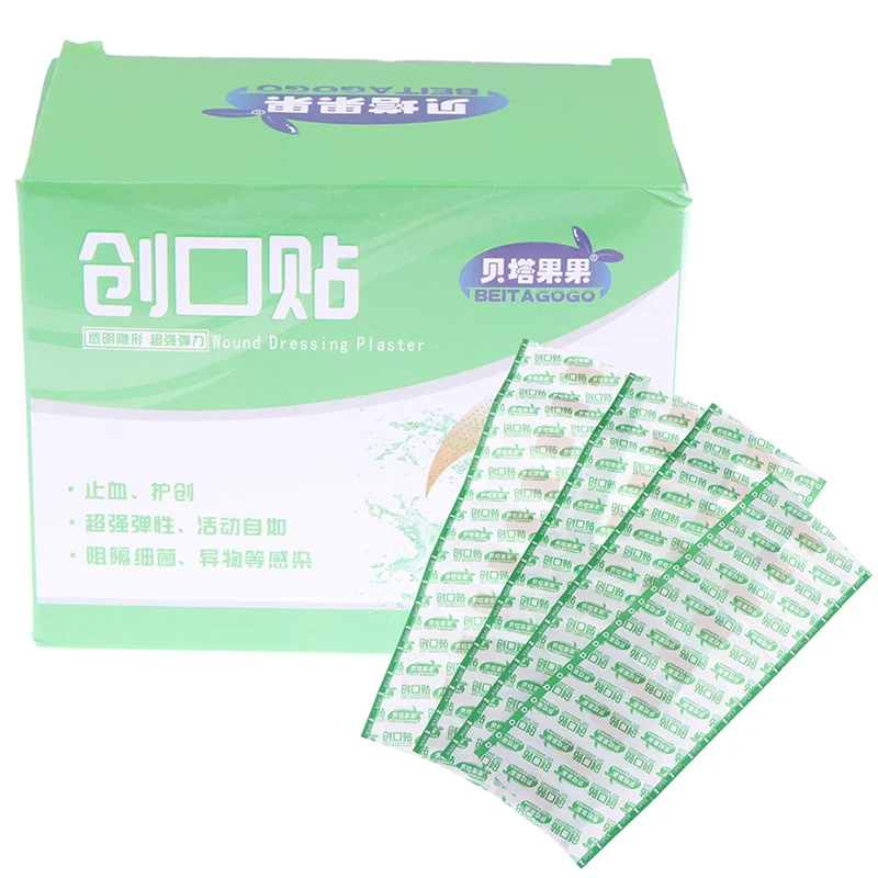 160 PC กันน้ําการ์ตูนผ้าพันแผลกาว Breathable แผลพลาสเตอร์โปร่งใส