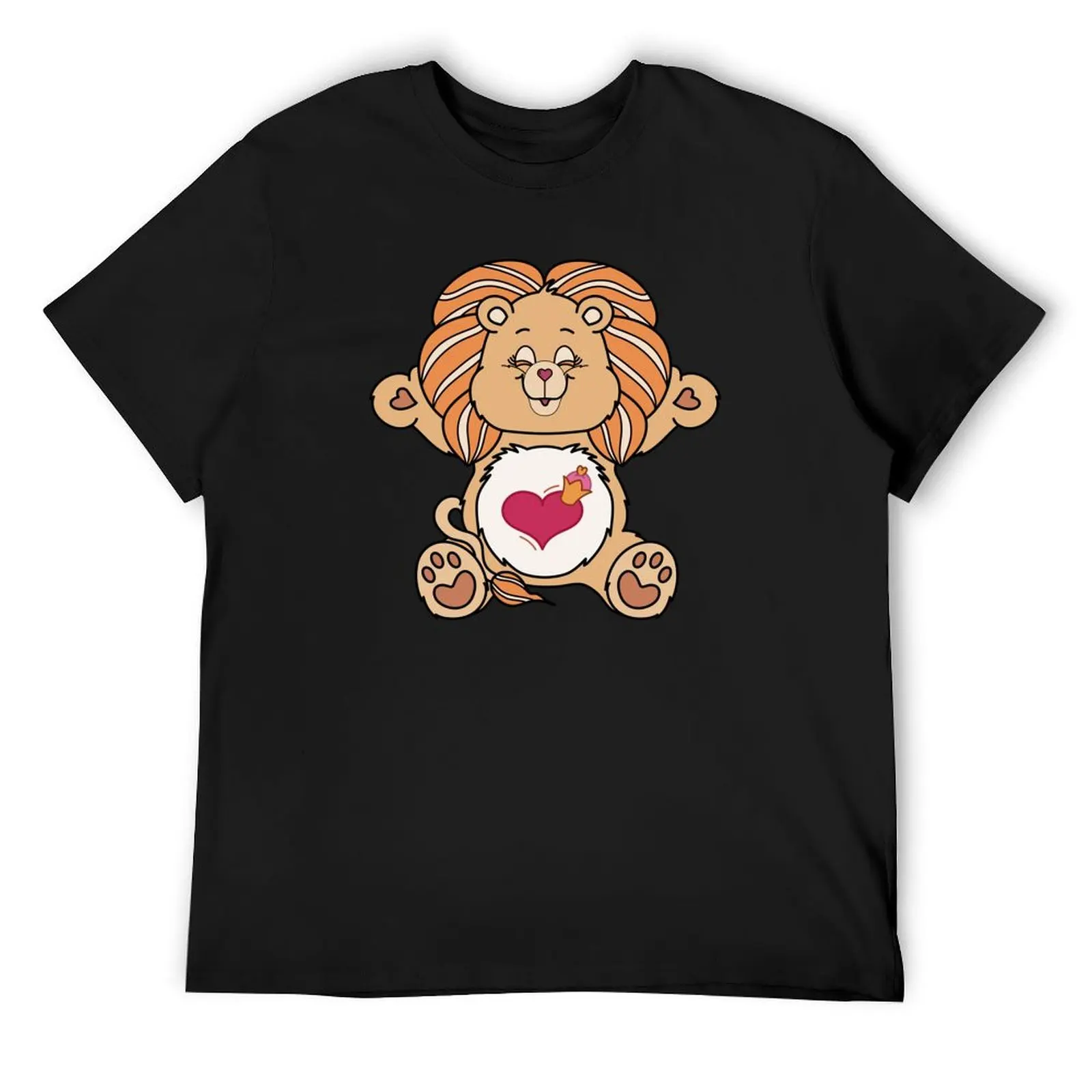 Brave Heart Lion Caring Bear Cousin Stuffie T-Shirt summer tops anime t shirts oversized t shirt quick drying t shirt men