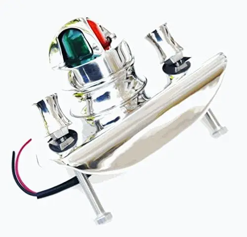 

Marine Grade Stainless Steel Boston Whaler Bow Light & Chock