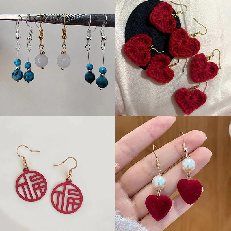 50 pezzi risultati di orecchini in acciaio inossidabile ganci per le orecchie fai da te accessori fermagli per orecchini ganci gioielli per realizzare parti di forniture per orecchini