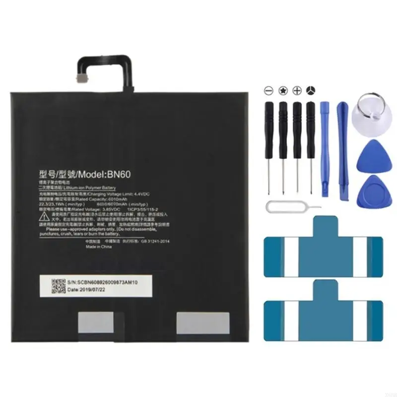 

X6HB Advanced Lithiums Replacement Cell For Pad 4 Seamlessly Compatibilities Thermals Protections Mechanism