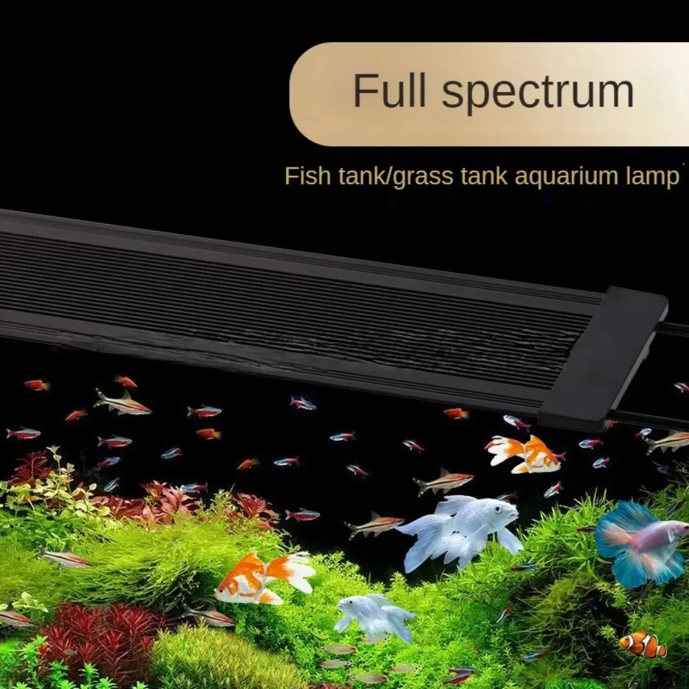 Full Spectrum LED Aquarium Light Fish Tank Light for 12 Inch to 48 Inch Fish Tank Fresh Water Multi-Color Sea Water Aquatic Lamp
