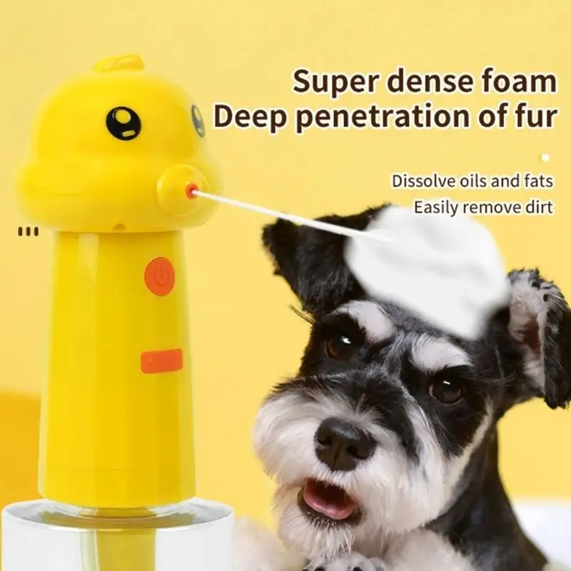 Water Saving Dog Washing Spume Machine 1200mAh Transportable Plan ABS Plastic Building X3UC