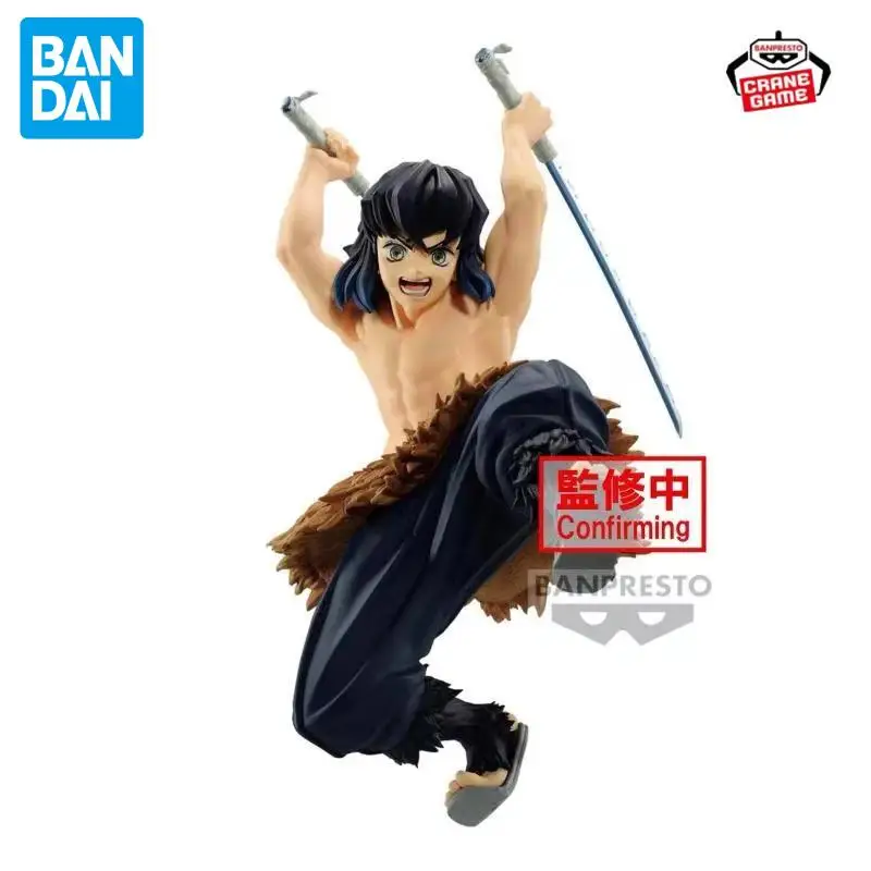 

Original BANDAI BANPRESTO Demon Slayer Hashibira Inosuke New And Unopened 13cm Anime Figurine Genuine Collections Model Toy Gift