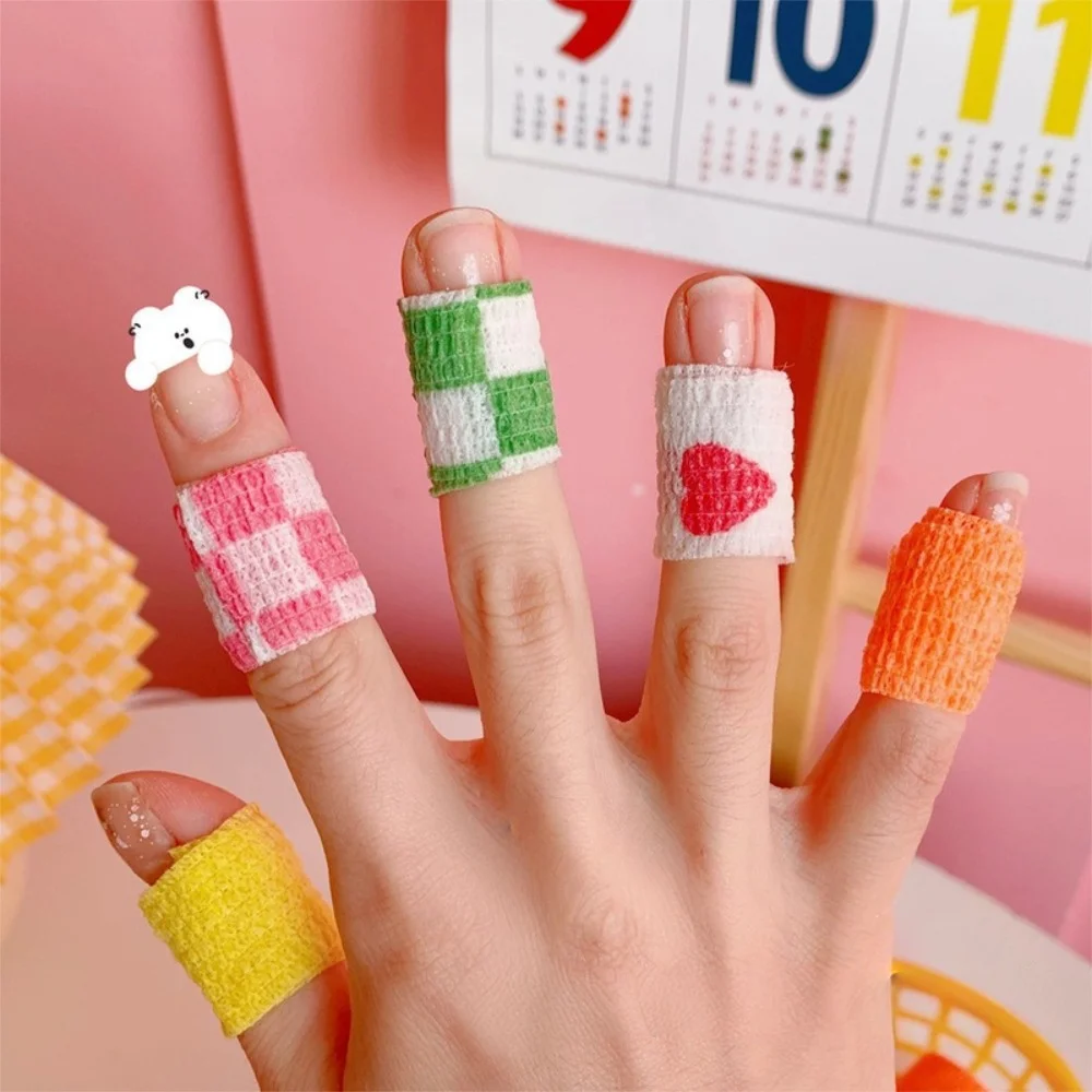 New Finger Care Cohesive Bandage Wrap Breathable Elastic Self Adhesive Sports Tape for Wrist Ankle Hand Sewing Pet Protective