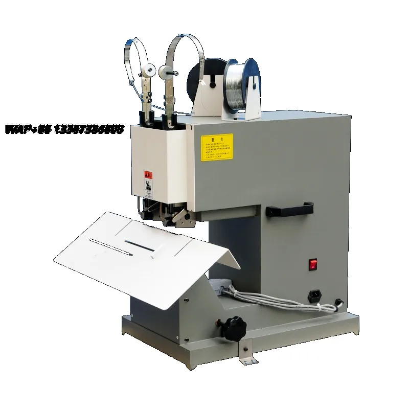 WS602 Double Head Paper Stitch Machine Saddle Stitching Machine Wire Stitching Machine for Booklet Paper