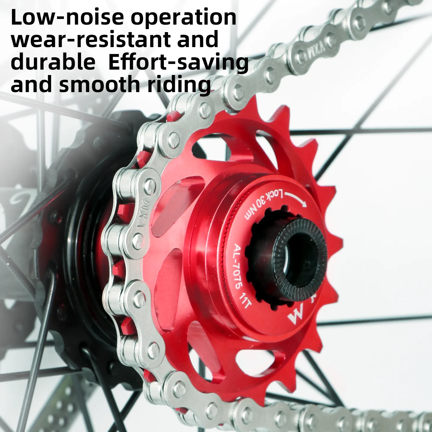 16T VXM Mountain Bike Single Speed Flywheel Nine Turn One Set Soil Slope AM Street Climbing BMX Flywheel Gear Chain