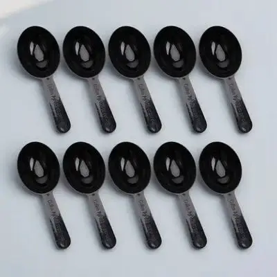 

10pcs Coffee Bean Scoop Polished Handle Multi-Function Measuring Spoon For Coffee Ground Tea Salt Sugar Spices Kitchen