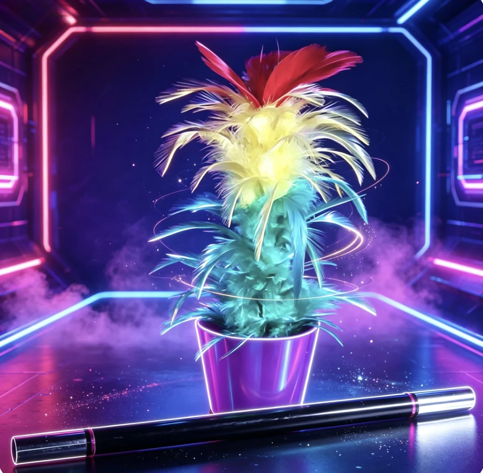 Deluxe Appearing Flower Kupper Magic Trick Wand to Flower Bouquet Close Up Stage Magic Illusion Gimmick Prop Magician