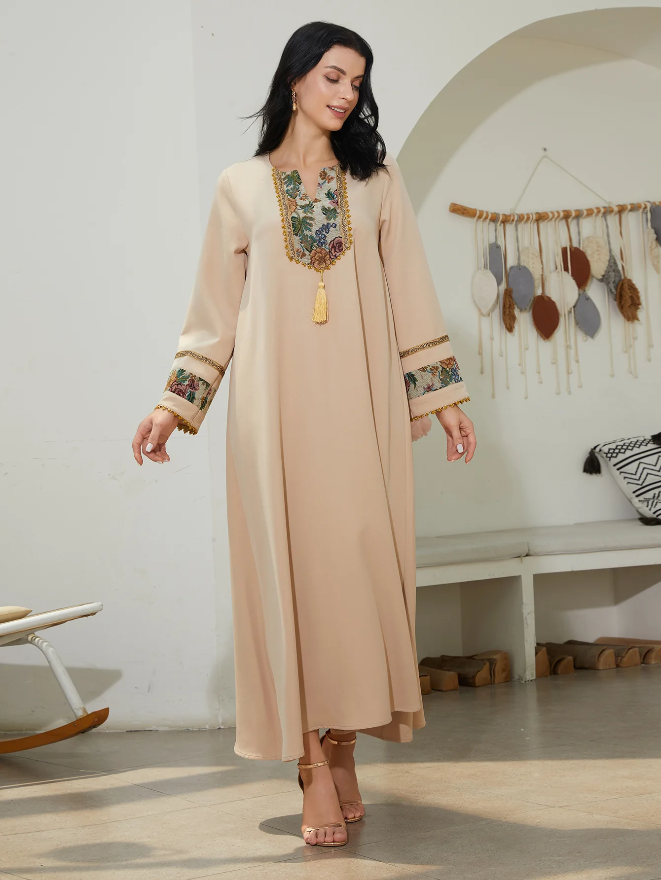 

Eid Dubai Dress Women Abaya Muslim Ramadan Jalabiya Embroidery Party Long Dresses Robe Morocco Kaftan Vestidos Largos 2025