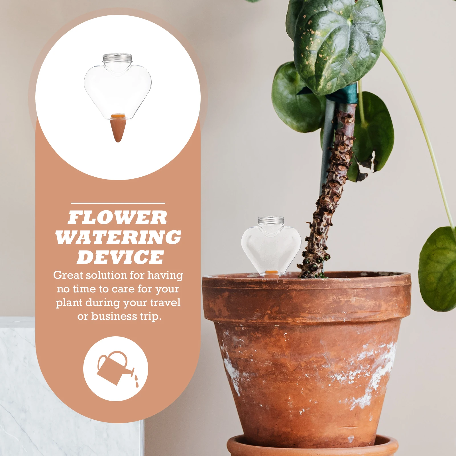 

Plant Watering Globes Automatic Watering Device for Succulents Balcony Greenhouse Flowerpots Self Drip Plastic Globe