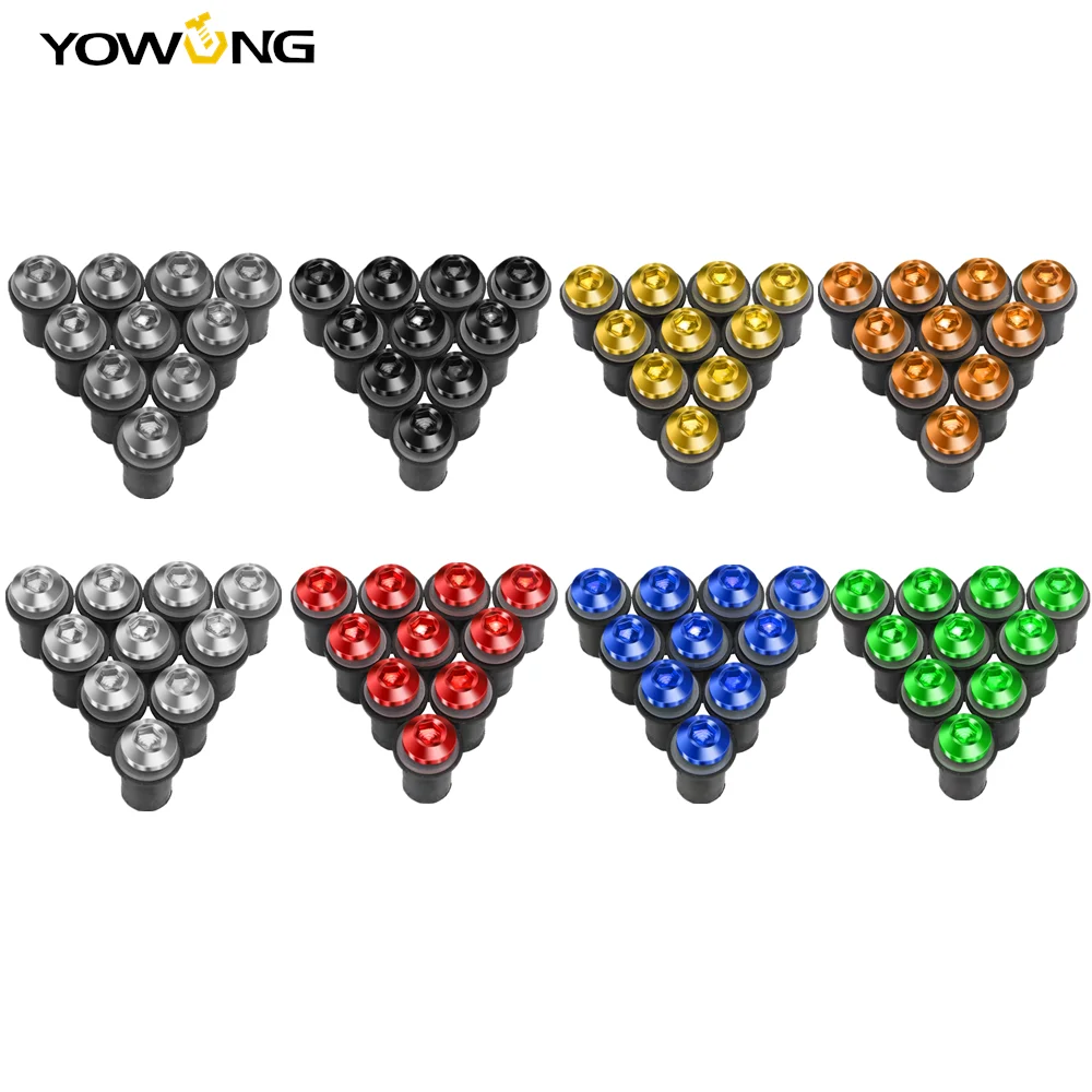 For Yamaha M5 Windshield Wind Deflectors Bolts YZF R25 R3 YZF-R1 R1 R125 YZF-R6 R6 YZF600R YZF750R YZF1000 THUNDERACE YZF1000R