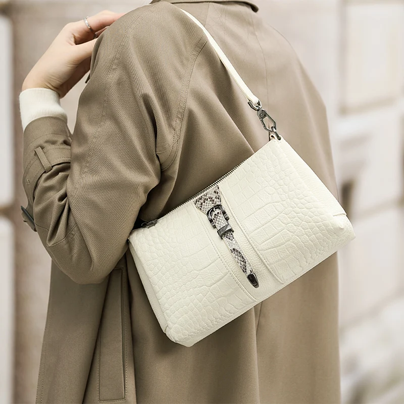 

ZOOLER 2026 New Women Bag Pattern Genuine Leather Shoulder Messenger Bags Purses Ladies Cow Skin Crossbody Bag Girl Style #YC393