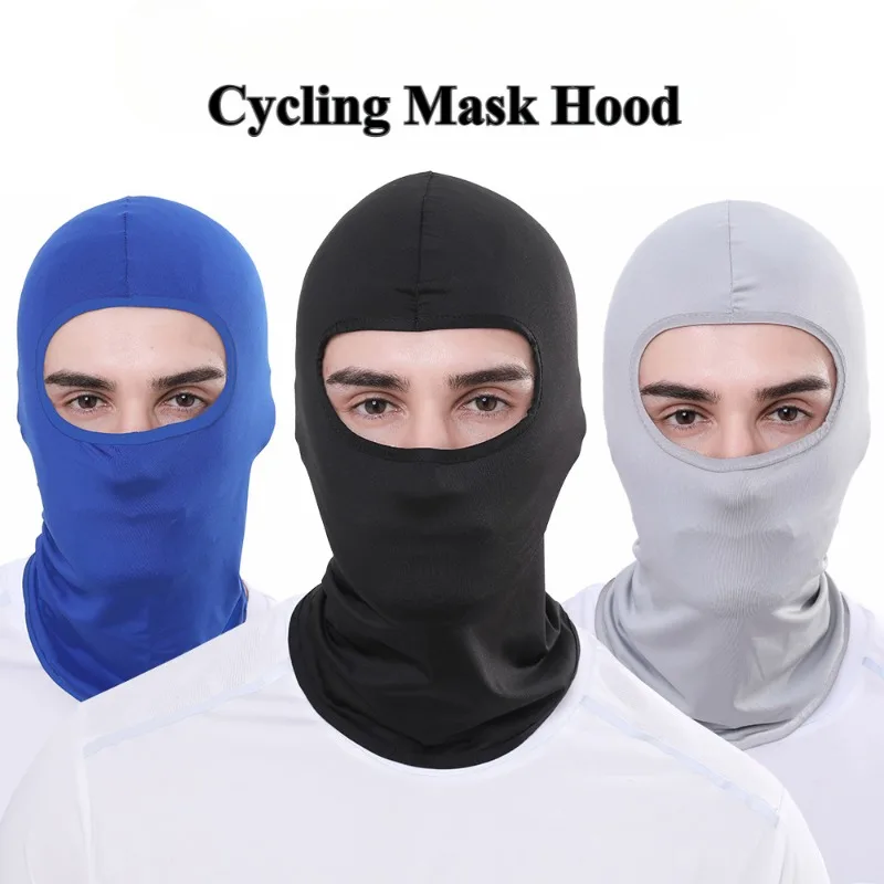 Cycling Mask Hood for Men Balaclava Full Face Motorcycle Bicycle Helmet Hat Bandana Outdoor Breathable Face Shield Biker Mask