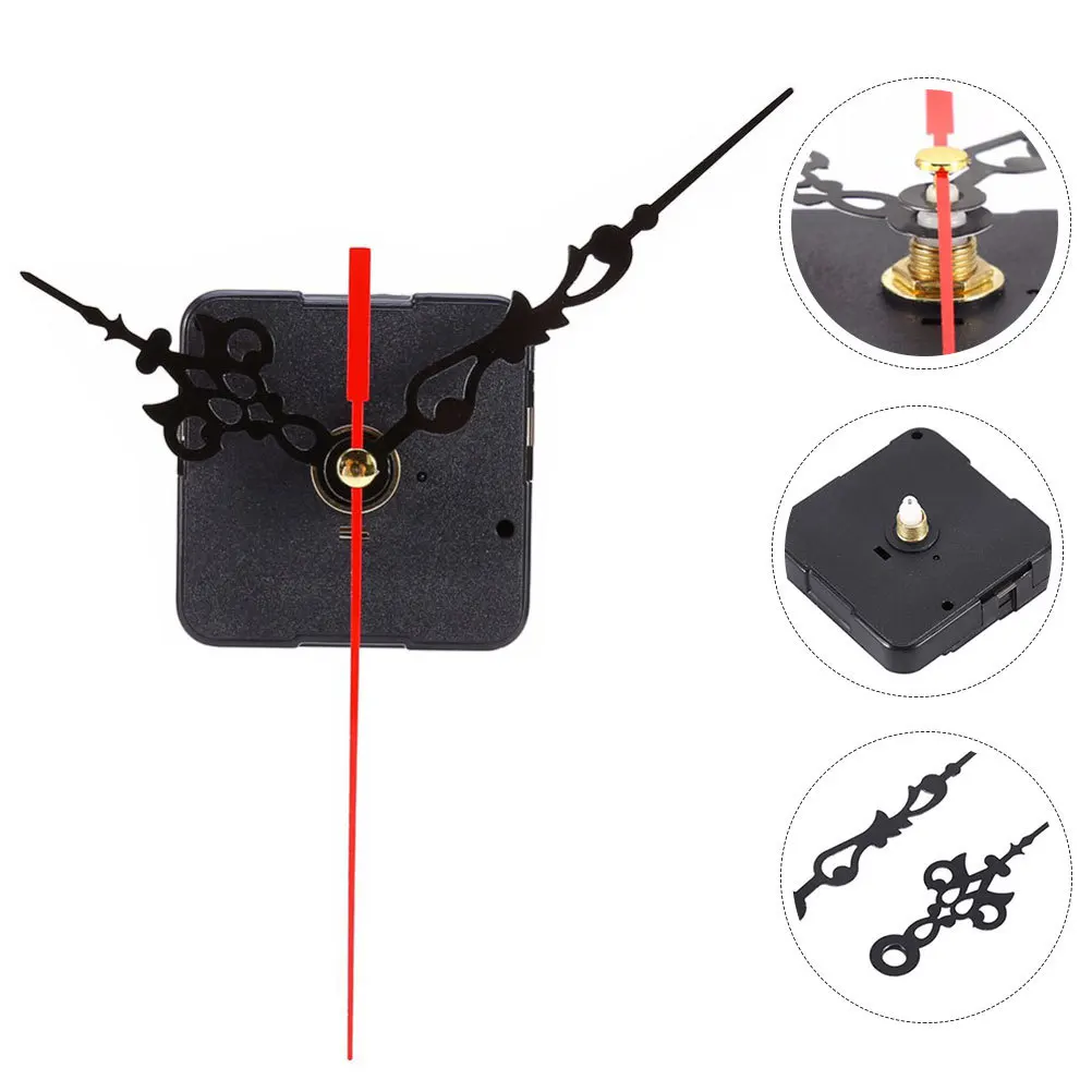 

4Sets Clock Movement Mechanism Modern Durable Lightweight Silent Sweep Clock DIY Replacement Home Supply