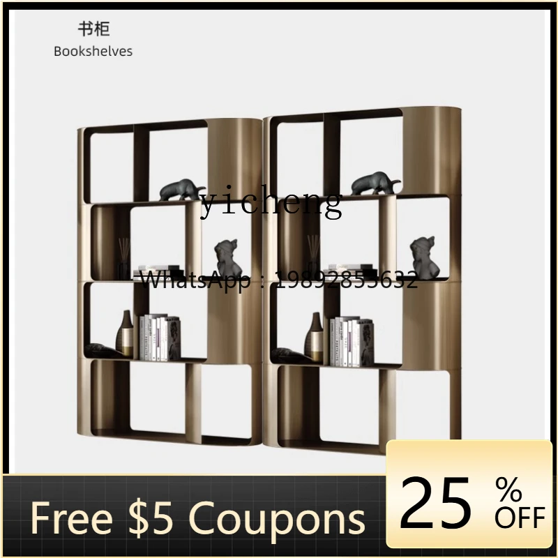 

R1 Stainless Steel Bookshelf Shelf Floor Display Shelf Metal Display Shelf