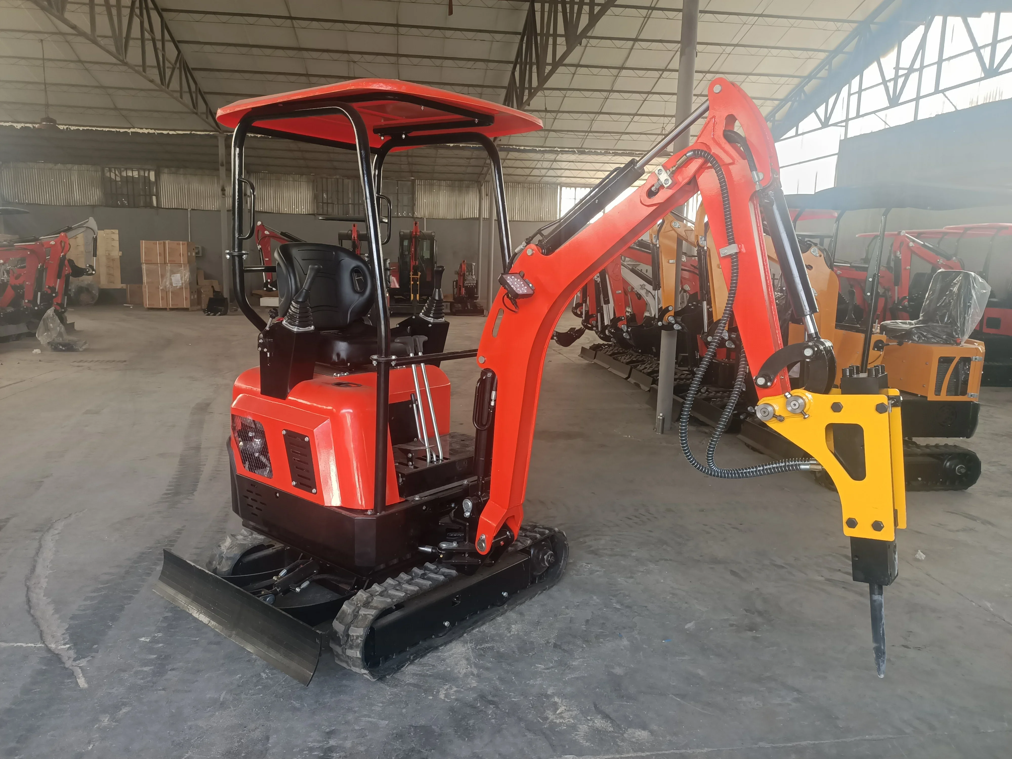 Hydraulische graafmachine Graafmachine Minigraafmachine 1,5 ton Dieselmotor Rupsgraafmachine Nieuw 2023 1,7 ton Pilot 1,2 ton