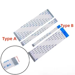 10 PCS FFC FPC Ribbon Flexible Flat CABLE PITCH 0.5MM 4 6 8 10 12 16 20 30 40 50 60 68 80 Pin Forward Reverse