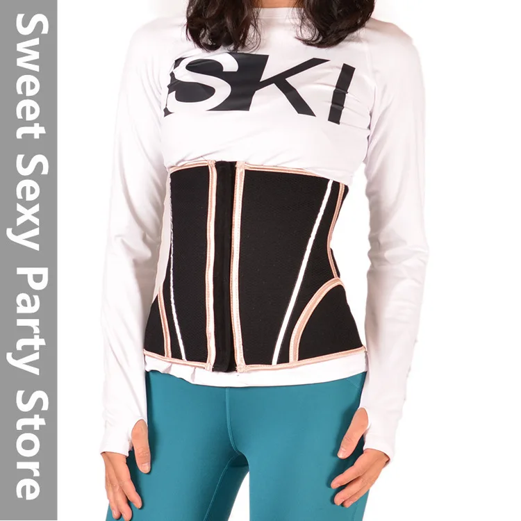 حزام خصر مطاطي مذهّب 28 سنتيمتر جديد 2025 ، 11 عظمة فولاذية لحماية الورك ، شريط عاكس للسلامة الليلية ، ختم الخصر ، حزام الخصر ،