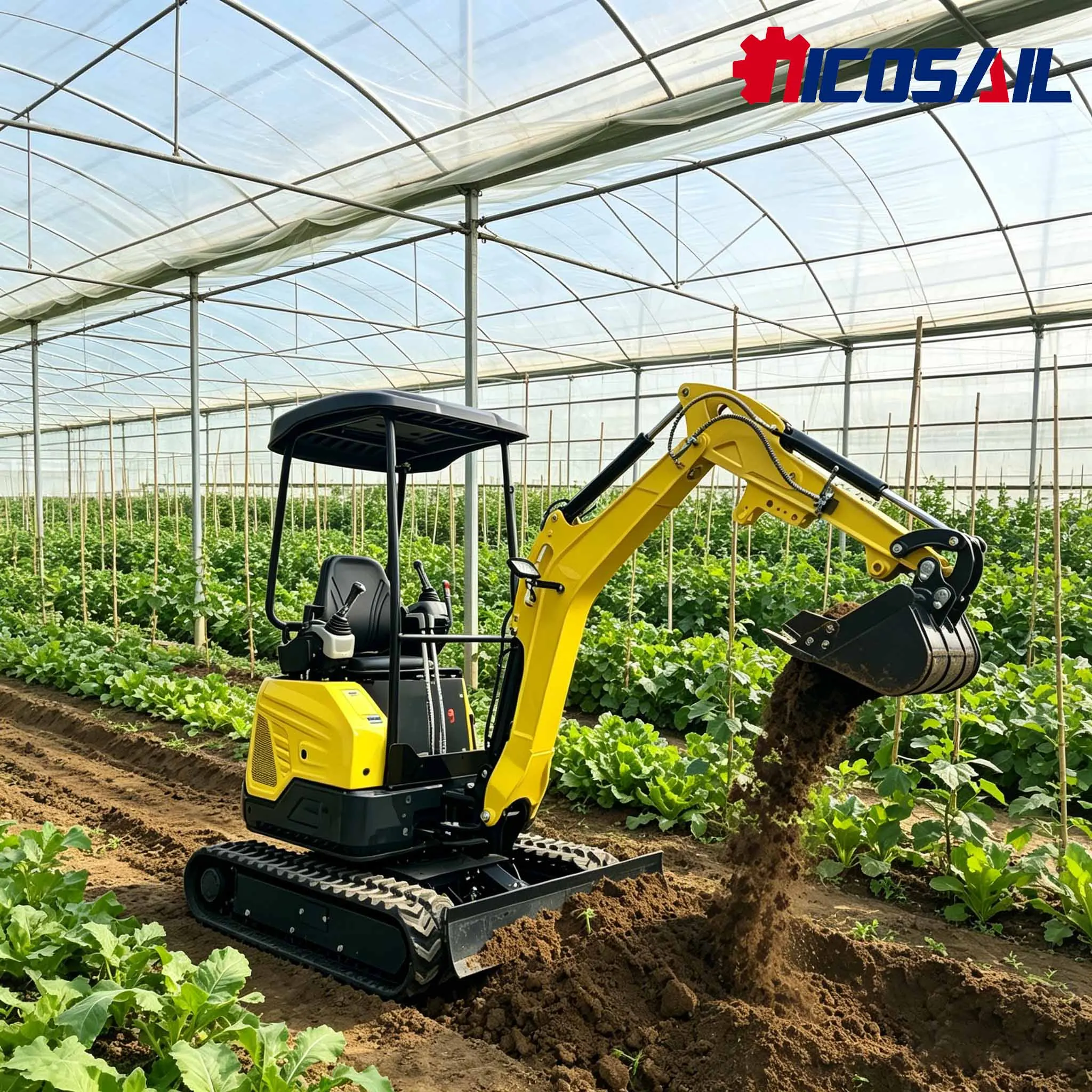 

1.8Ton Multifunctional Customizable Mini Excavator With CE EPA Certification Small Digger Suitable For Garden Greening Farmland