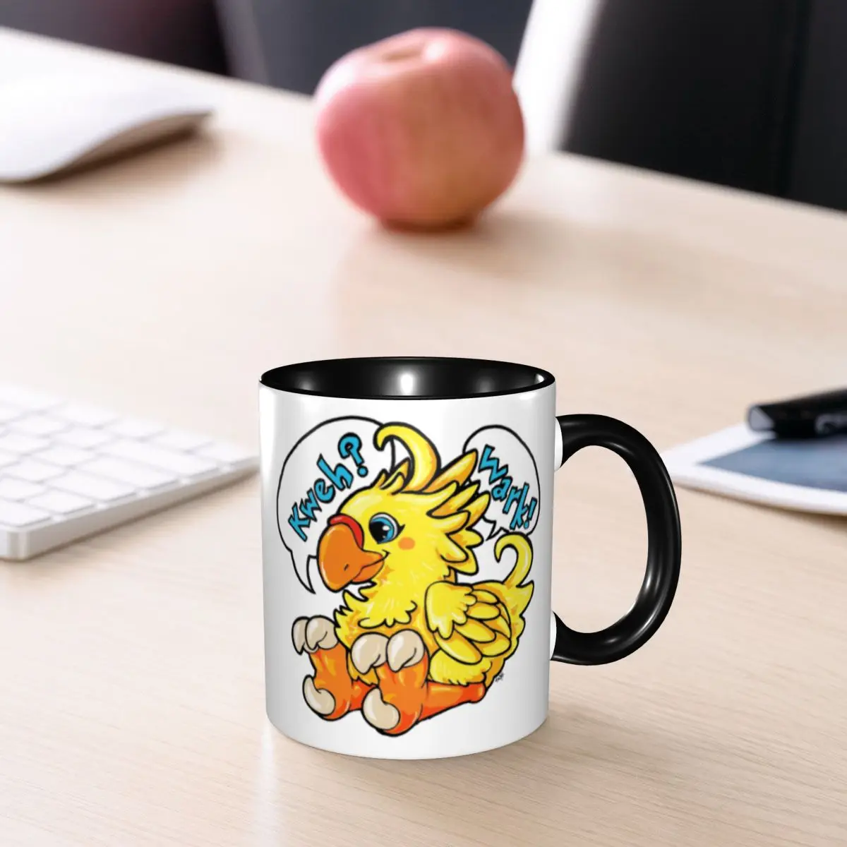 Custom Chocobo Final Fantasy Mug DIY Video Game Ceramic Tea Milk Coffee Cup