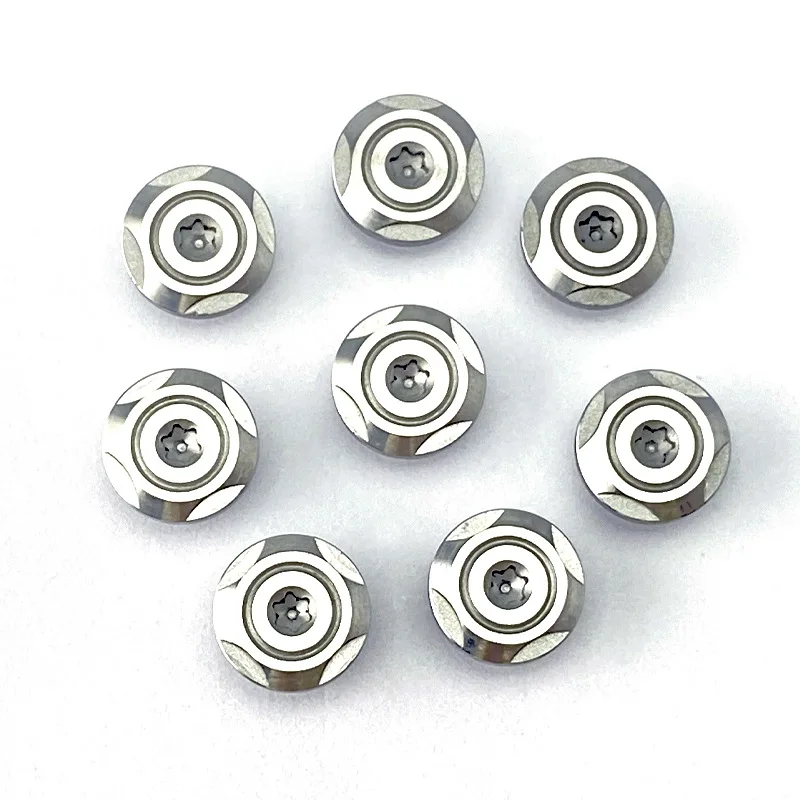 6 Sets/lot 416 Stainless Steel M4 Thread Knife Handle Pair Lock Screw Rivets T8 Torx Head Button Spindle Nail Bolt Fasteners