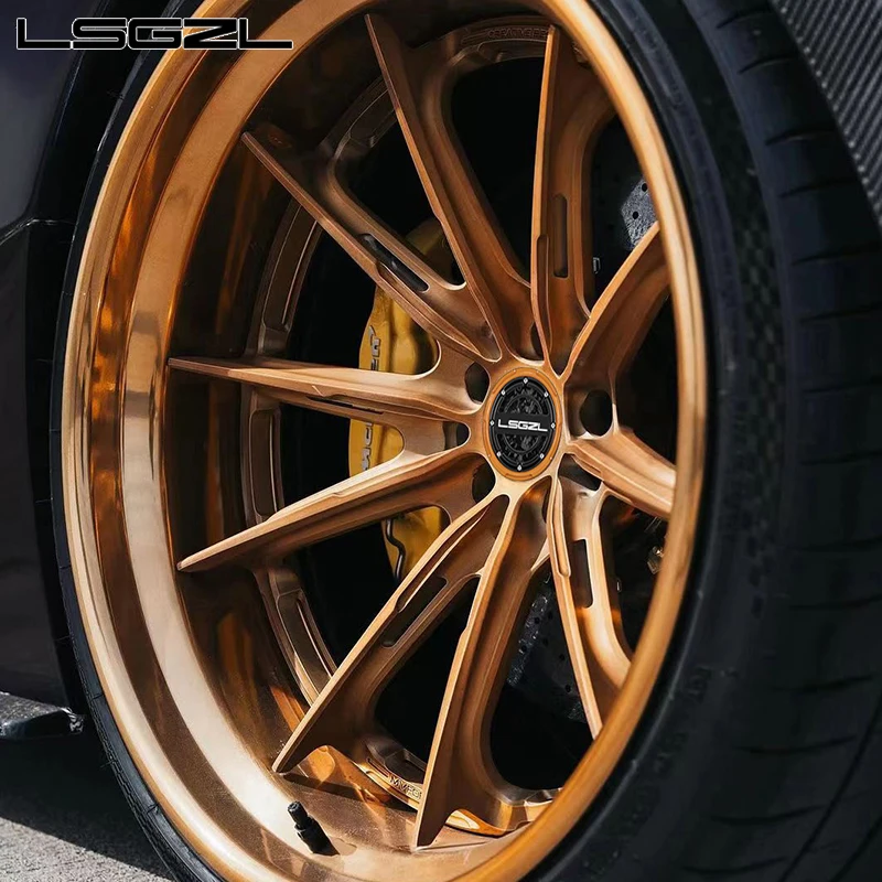Custom Carbon Fiber Forged Rims Deep Dish Chrome 5x114.3 5x130 5x120 5x112 18 20 21 22 24 Inch Wheel for mclaren 720s BMW