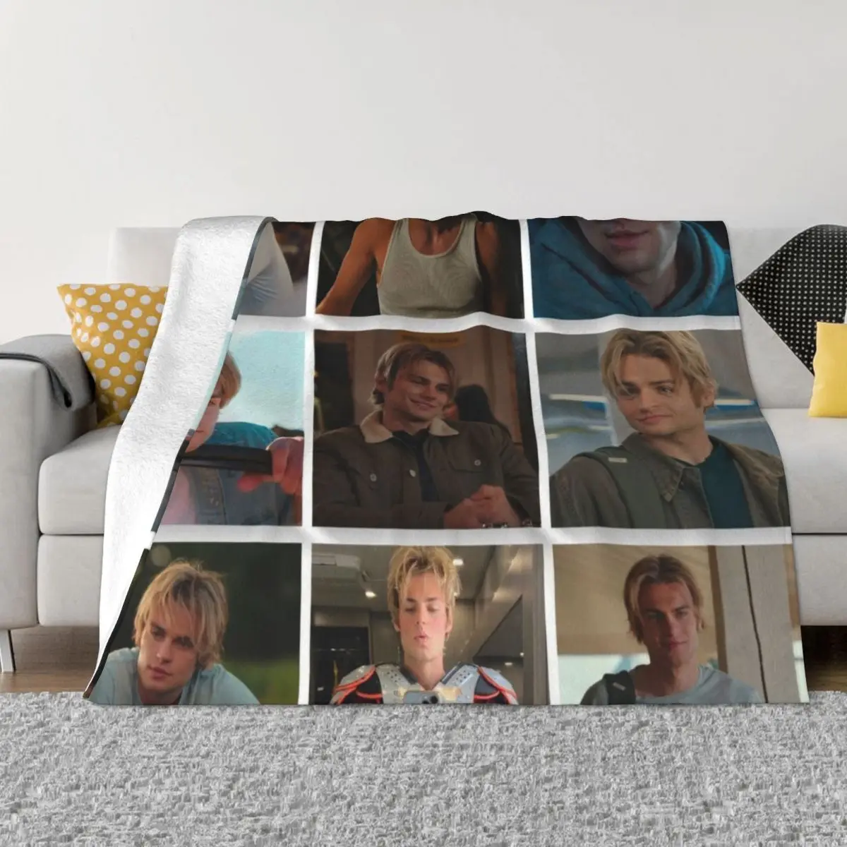 

Cole Walter Collage- My Life with the Walter Boys Throw Blanket wednesday Bed covers Blankets