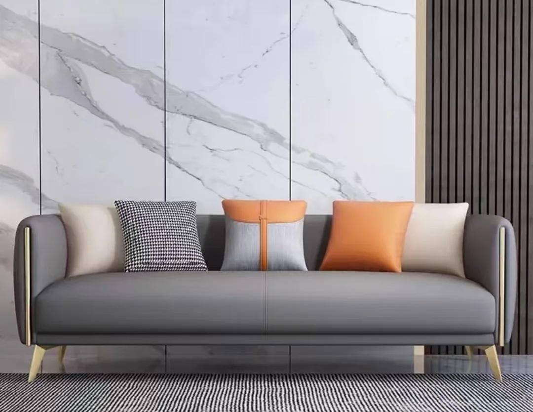 

Luxury Customized Good Service Most Popular Minimalist Cloth Sofa Small Living Room Apartment Bedroom Modern Light